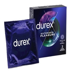 Durex | Prezervative Extended pleasure 3 bucati
