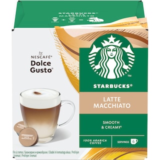Starbucks | Cafea Latte Macchiato, 2x6 capsule