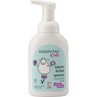 Gerovital Kids | Sapun lichid spuma Berry Party 300ml