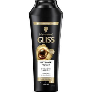 Gliss | Sampon Ultimate Repair cu cheratina lichida & perla neagra 250ml
