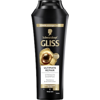 Gliss | Sampon Ultimate Repair cu cheratina lichida & perla neagra 250ml