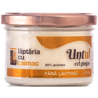 Laptaria cu caimac | Untul cel gingas, fara lactoza, 80% grasime 150g