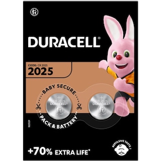 Duracell | Baterii CR2025, 2 bucati