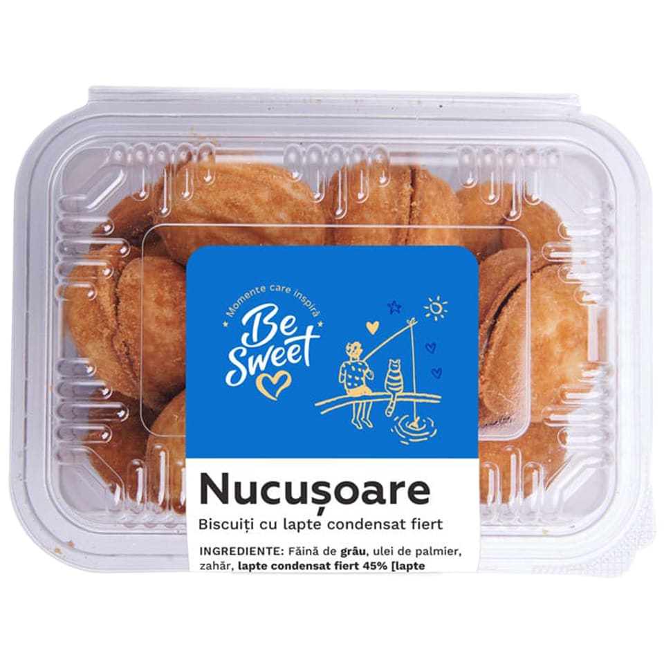Nucusoare cu lapte condensat fiert 300g (cu card Connect)