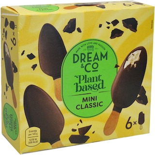 Dream&Co | Inghetata vegetala Mini Classic 6x50ml