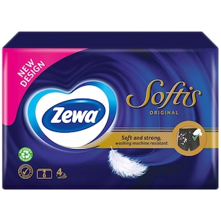 Zewa | Batiste nazale Softis 4 straturi, 6 pachetele