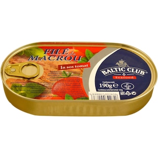 Baltic Club | File de macrou in sos tomat 190g