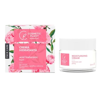 Cosmetic Plant | Crema hidratanta cu acid hialuronic si bujor 50ml
