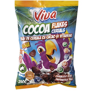 Viva | Fulgi de cereale cu cacao si vitamine 250g