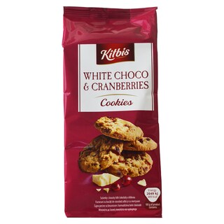 Kitbis | Fursecuri cu bucati de ciocolata alba si cu merisoare 200g