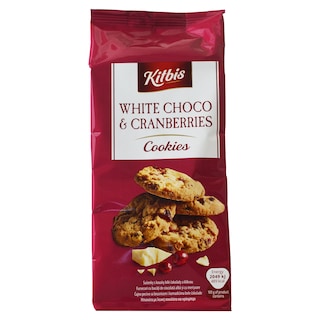 Kitbis | Fursecuri cu bucati de ciocolata alba si cu merisoare 200g