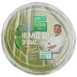 Mega Apetit | Humus cu spanac 200g