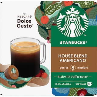 Starbucks | Cafea Americano House Blend, 12 capsule