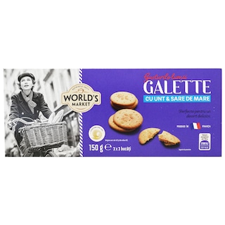 World's Market | Biscuiti cu unt si mare de mare 150g