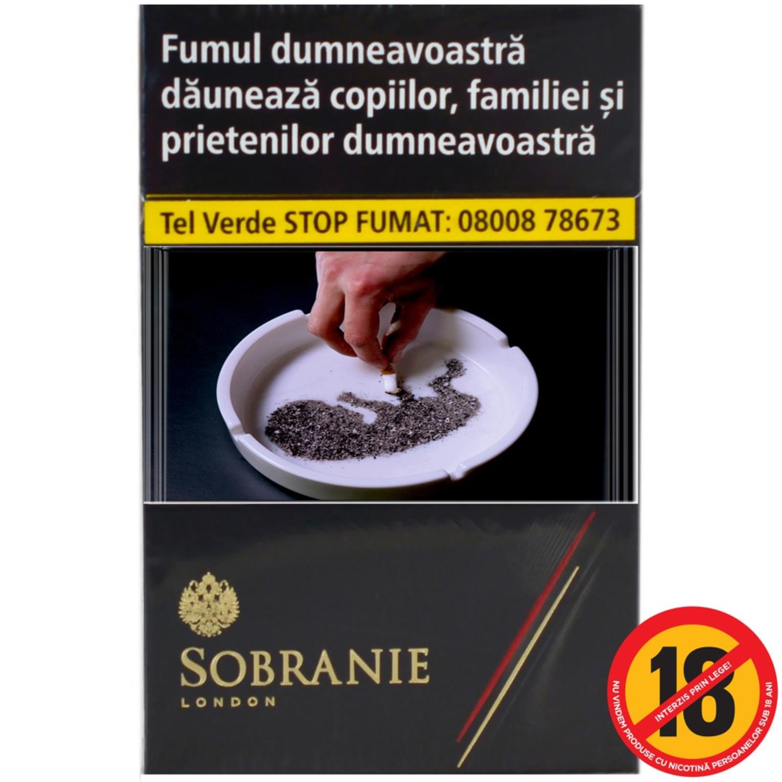 Sobranie | Tigari Collection Blacks | Mega-image
