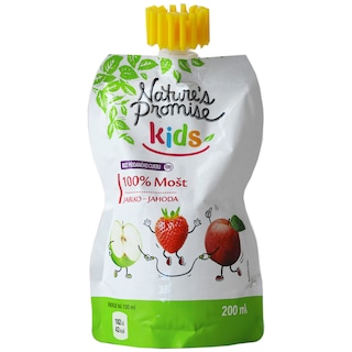 Nature's Promise Kids | Suc de mere si capsuni 200ml