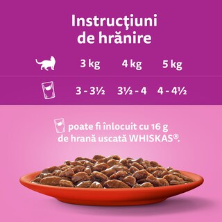 Whiskas | Hrana umeda pisici Mese Clasice in sos 12x85g