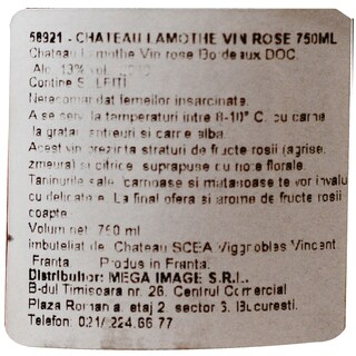 Chateau Lamothe | Vin roze  0.75L