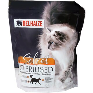 Delhaize | Hrana uscata pentru pisici sterilizate 800g