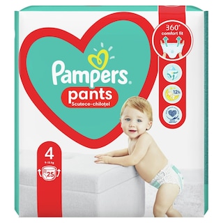 Pampers | Pants | Scutece chilotel bebelusi Marimea 4, 9-15 kg, 25 buc