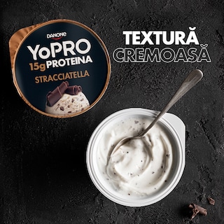 YoPRO | Iaurt bogat in proteine Stracciatella 160g