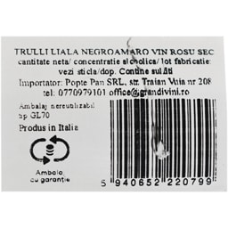 Trulli Liala | Vin rosu sec 750ml