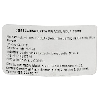 Carracuesta | Vin rosu 0.75L