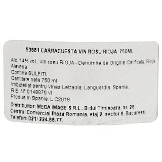 Carracuesta | Vin rosu 0.75L