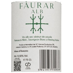 Faurar | Vin alb sec 750ml
