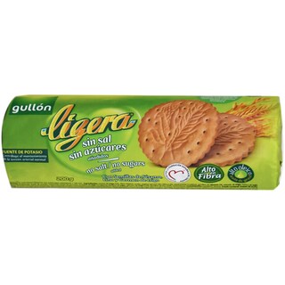 Gullon | Ligera | Biscuiti fara zahar adaugat si fara sare 200g