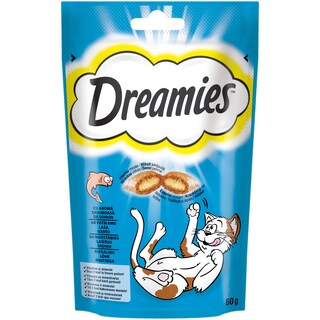 Dreamies | Hrana complementara cu somon pentru pisici adulte si pisoi 60g