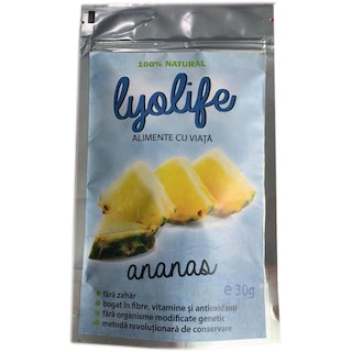 Lyolife | Ananas liofilizat 30g