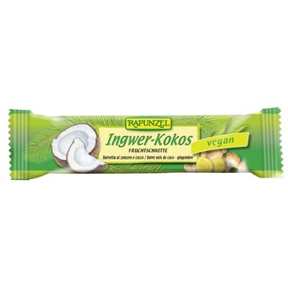 Rapunzel | Baton cu ghimbir si cocos vegan, bio 40g