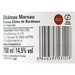 Chateau Marsau | Vin rosu sec 0.75L