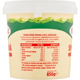 Napolact | Smantana 25% grasime 850g