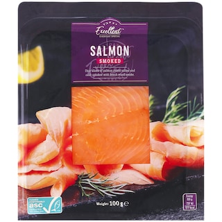 Excellent | Somon afumat la rece 100g