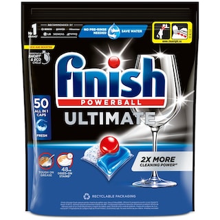 Finish | Ultimate | Detergent pentru masina de spalat vase, 50 capsule