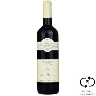 Tohani | Domeniile Tohani | Vin rosu demisec Feteasca Neagra 0.75L