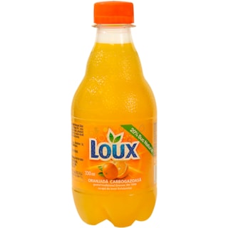 Loux | Bautura racoritoare carbogazoasa cu suc de portocale 330ml