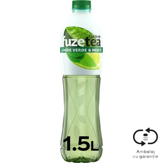Fuzetea | Ceai verde lamaie verde si menta 1.5L