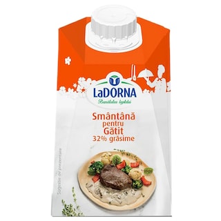 LaDORNA | Smantana UHT pentru gatit 32% grasime 500ml