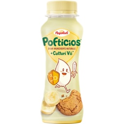 Napolact | Pofticios | Iaurt de baut cu banane si biscuiti 200g