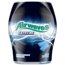 Airwaves | Guma de mestecat fara zahar cu arome de menta si eucalipt 64g