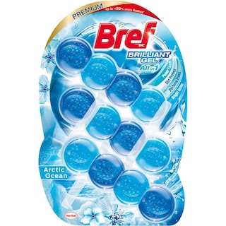 Bref | Brilliant All in 1 | Odorizant toaleta Artic Ocean 3x42g