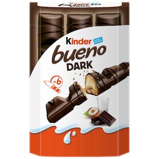 Kinder | Napolitana trasa in ciocolata neagra cu crema de lapte si alune de padure 129g