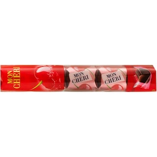Mon Cheri | Bomboane din ciocolata amaruie cu cireasa intreaga in lichior 52g