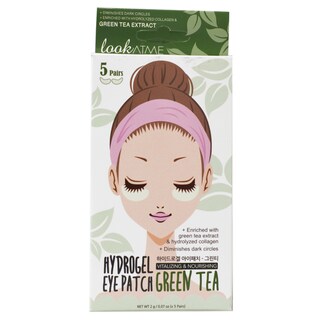 Plasturi de hidrogel hranitori si hidratanti cu ceai verde, 5 perechi