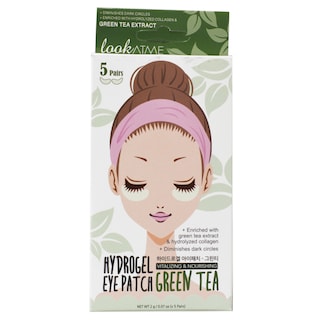 Look At Me | Plasturi de hidrogel hranitori si hidratanti cu ceai verde, 5 perechi