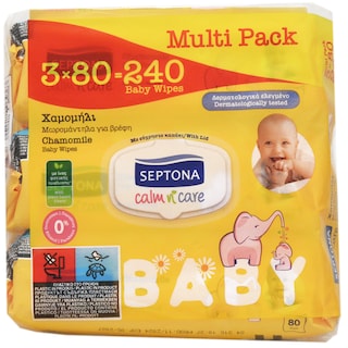 Septona | Servetele umede pentru bebelusi 3x80