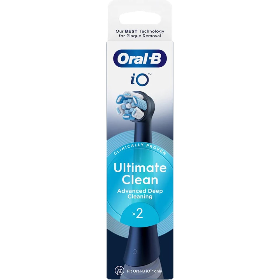 Rezerve pentru periuta de dinti electrica Ultimate Clean Negru, 2 bucati